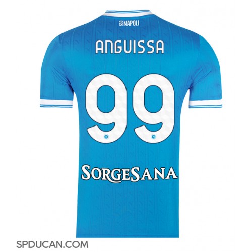 Muški Nogometni Dres SSC Napoli Frank Anguissa #99 Domaci 2025-26 Kratak Rukav